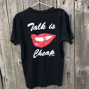 Obey T-shirt, ‘ Talk is Cheap ‘